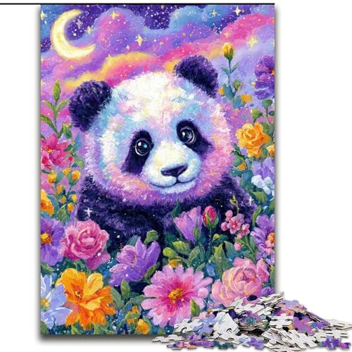 Puzzle 1000 Teile für Erwachsene, Blumenpanda-Puzzle aus Pappe, 26x38cm, perfekt für Halloween, Weihnachten, Geburtstagsgeschenk Puzzle 1000 Teile für Erwachsene, Blumenpanda-Puzzle aus Pappe, 26x38cm, perfekt für Halloween, Weihnachten, Geburtstagsgeschenk von ZKYUBEK
