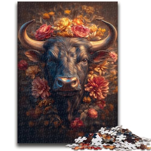 Puzzle 1000 Teile für Erwachsene, Blumenstier, Lernspiel, Herausforderung, Spielzeug, Geburtstagsgeschenk, Geschenke, 50x75cm Puzzle 1000 Teile für Erwachsene, Blumenstier, Lernspiel, Herausforderung, Spielzeug, Geburtstagsgeschenk, Geschenke, 50x75cm von ZKYUBEK