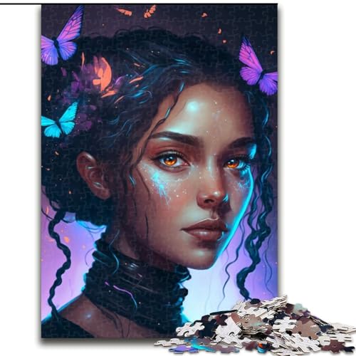 Puzzle 1000 Teile für Erwachsene, Charmantes Mädchen, Holzpuzzle, Größe 50x75cm, für Reiseliebhaber und Paare, anspruchsvolles Spielzeug Puzzle 1000 Teile für Erwachsene, Charmantes Mädchen, Holzpuzzle, Größe 50x75cm, für Reiseliebhaber und Paare, anspruchsvolles Spielzeug von ZKYUBEK