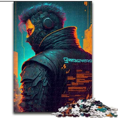 Puzzle 1000 Teile für Erwachsene, Cyborg Man, Papppuzzle, Größe 26x38cm, Denkspiel für Teenager von ZKYUBEK