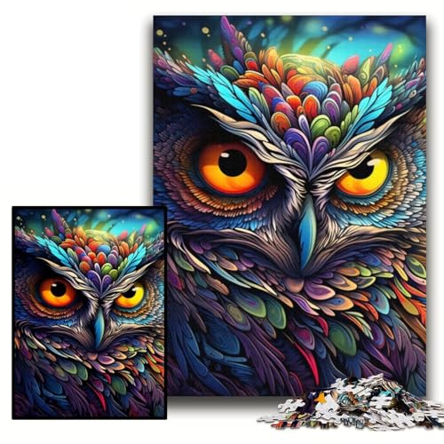 Puzzle 1000 Teile für Erwachsene, Farbeule, Kartonpuzzle, 26x38cm, perfekt für Halloween, Weihnachten, Geburtstagsgeschenk Puzzle 1000 Teile für Erwachsene, Farbeule, Kartonpuzzle, 26x38cm, perfekt für Halloween, Weihnachten, Geburtstagsgeschenk von ZKYUBEK