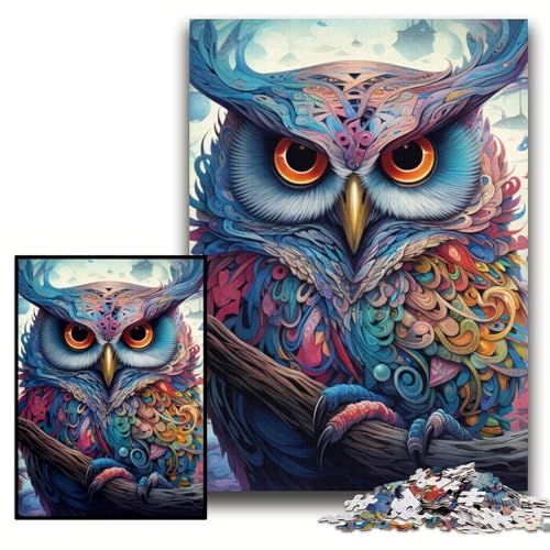 Puzzle 1000 Teile für Erwachsene, Farbeule, Kartonpuzzle, 26x38cm, perfekt für Halloween, Weihnachten, Geburtstagsgeschenk Puzzle 1000 Teile für Erwachsene, Farbeule, Kartonpuzzle, 26x38cm, perfekt für Halloween, Weihnachten, Geburtstagsgeschenk von ZKYUBEK
