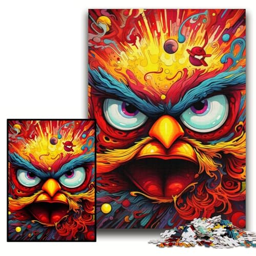 Puzzle 1000 Teile für Erwachsene, Farbvogel, Unmögliches Puzzle für Erwachsene, 26x38cm, Teenager, Paare und Freunde zum Geburtstag, zu Weihnachten Puzzle 1000 Teile für Erwachsene, Farbvogel, Unmögliches Puzzle für Erwachsene, 26x38cm, Teenager, Paare und Freunde zum Geburtstag, zu Weihnachten von ZKYUBEK