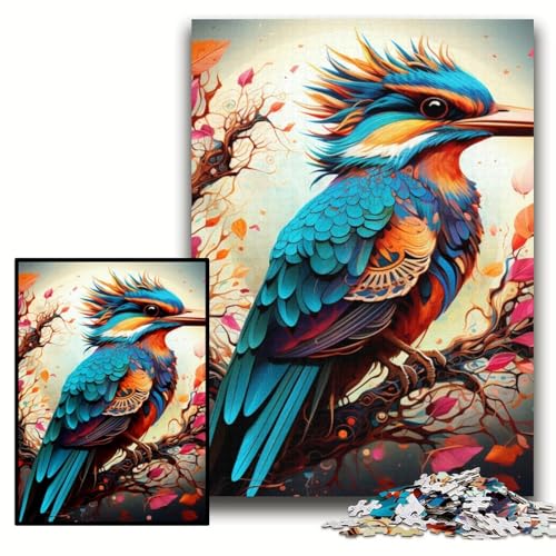 Puzzle 1000 Teile für Erwachsene, Farbvogel-Puzzle für Erwachsene, 50x75cm, Weihnachten, Halloween, Ostern, Neujahr Puzzle 1000 Teile für Erwachsene, Farbvogel-Puzzle für Erwachsene, 50x75cm, Weihnachten, Halloween, Ostern, Neujahr von ZKYUBEK