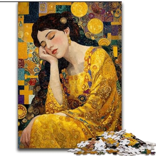 Puzzle 1000 Teile für Erwachsene, Frau mit Langen Haaren, Holzpuzzle 26x38cm, für Reiseliebhaber und Paare, anspruchsvolles Spielzeug Puzzle 1000 Teile für Erwachsene, Frau mit Langen Haaren, Holzpuzzle 26x38cm, für Reiseliebhaber und Paare, anspruchsvolles Spielzeug von ZKYUBEK