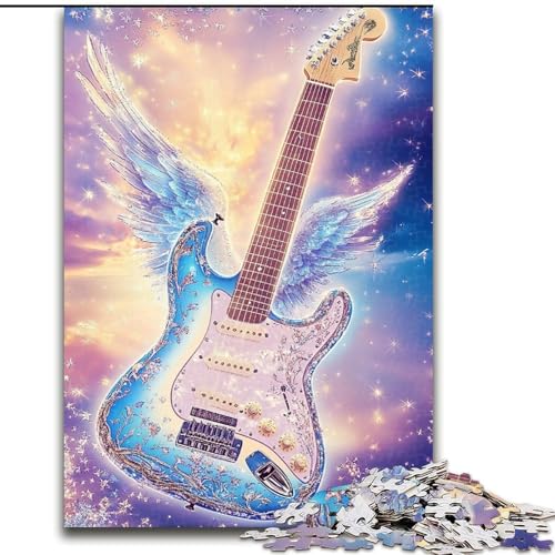 Puzzle 1000 Teile für Erwachsene, Galaxie-Gitarre, schwierige Puzzles für Erwachsene, interaktives Familienspiel, Heimdekoration zum Selbermachen, anspruchsvolles Denksportgeschenk, 50x75cm Puzzle 1000 Teile für Erwachsene, Galaxie-Gitarre, schwierige Puzzles für Erwachsene, interaktives Familienspiel, Heimdekoration zum Selbermachen, anspruchsvolles Denksportgeschenk, 50x75cm von ZKYUBEK