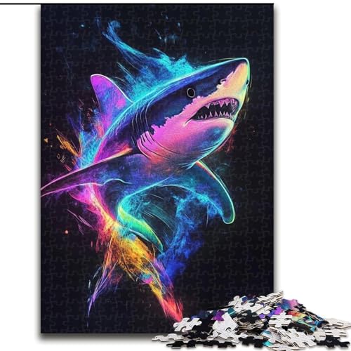 Puzzle 1000 Teile für Erwachsene, Galaxy Shark, schwierige Puzzles für Erwachsene, interaktives Familienspiel, Heimdekoration zum Selbermachen, anspruchsvolles Denksportgeschenk, 26x38cm Puzzle 1000 Teile für Erwachsene, Galaxy Shark, schwierige Puzzles für Erwachsene, interaktives Familienspiel, Heimdekoration zum Selbermachen, anspruchsvolles Denksportgeschenk, 26x38cm von ZKYUBEK