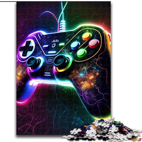 Puzzle 1000 Teile für Erwachsene, Gaming-Puzzle aus Neonkarton, Größe 26x38cm, für Reiseliebhaber und Paare, anspruchsvolles Spielzeug von ZKYUBEK