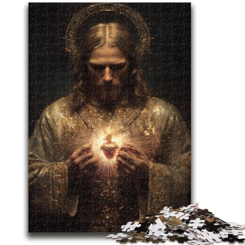 Puzzle 1000 Teile für Erwachsene, Geschenke, Jesus-Kunst, Dekomprimierendes intellektuelles Lernspielzeug, Geburtstagsgeschenk, Geschenke, Wandkunst, 26x38cm Puzzle 1000 Teile für Erwachsene, Geschenke, Jesus-Kunst, Dekomprimierendes intellektuelles Lernspielzeug, Geburtstagsgeschenk, Geschenke, Wandkunst, 26x38cm von ZKYUBEK