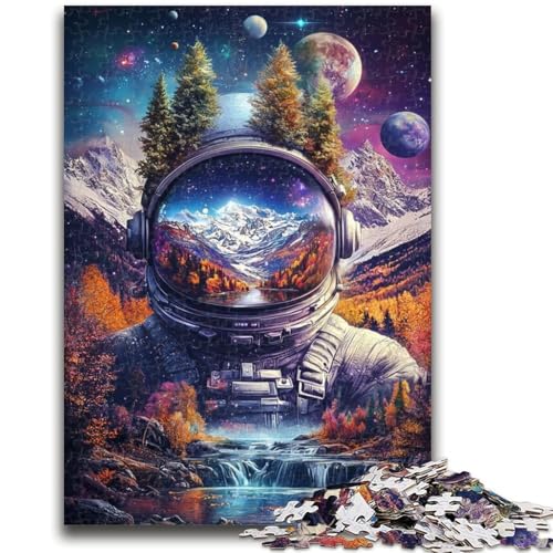 Puzzle 1000 Teile für Erwachsene, Geschenke für Astronauten und Berge, Familienspiel zum Stressabbau, schwierige Herausforderung, EIN Kunstwerk für Kinder ab 14 Jahren, 26x38cm Puzzle 1000 Teile für Erwachsene, Geschenke für Astronauten und Berge, Familienspiel zum Stressabbau, schwierige Herausforderung, EIN Kunstwerk für Kinder ab 14 Jahren, 26x38cm von ZKYUBEK