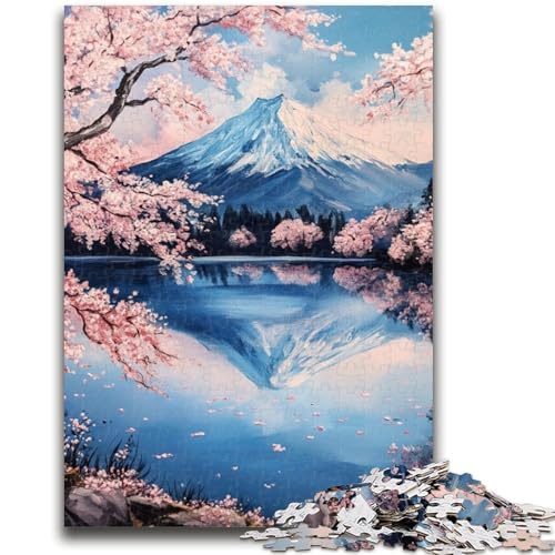 Puzzle 1000 Teile für Erwachsene, Geschenke für den Berg Fuji, Japan, geeignet für Kinder ab 14 Jahren, Lernspiele für Zuhause, DIY-Spielzeug, Kunstwerk, Geschenk, 26x38cm Puzzle 1000 Teile für Erwachsene, Geschenke für den Berg Fuji, Japan, geeignet für Kinder ab 14 Jahren, Lernspiele für Zuhause, DIY-Spielzeug, Kunstwerk, Geschenk, 26x38cm von ZKYUBEK