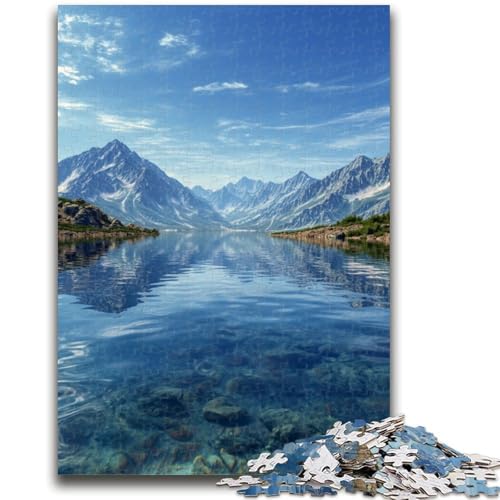 Puzzle 1000 Teile für Erwachsene, Geschenke für schöne Berge und Seen, geeignet für Kinder ab 14 Jahren, Lernspiele für Zuhause, DIY-Spielzeug, Kunstwerk, Geschenk, 50x75cm Puzzle 1000 Teile für Erwachsene, Geschenke für schöne Berge und Seen, geeignet für Kinder ab 14 Jahren, Lernspiele für Zuhause, DIY-Spielzeug, Kunstwerk, Geschenk, 50x75cm von ZKYUBEK