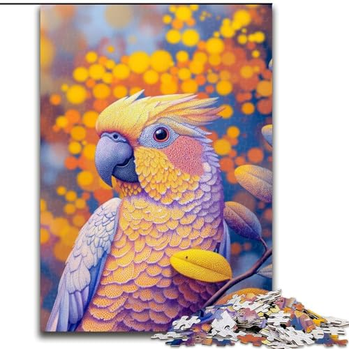 Puzzle 1000 Teile für Erwachsene, Goldener Papagei, 1000-teiliges Puzzle, Stressabbau für Teenager, Cooles einzigartiges Geschenk für die Familie, 50x75cm Puzzle 1000 Teile für Erwachsene, Goldener Papagei, 1000-teiliges Puzzle, Stressabbau für Teenager, Cooles einzigartiges Geschenk für die Familie, 50x75cm von ZKYUBEK