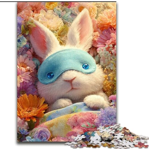 Puzzle 1000 Teile für Erwachsene, Kaninchen-Holzpuzzle, 26x38cm, perfekt für Halloween, Weihnachten, Geburtstagsgeschenk Puzzle 1000 Teile für Erwachsene, Kaninchen-Holzpuzzle, 26x38cm, perfekt für Halloween, Weihnachten, Geburtstagsgeschenk von ZKYUBEK