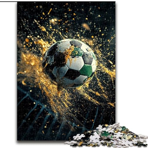 Puzzle 1000 Teile für Erwachsene, Kunst-Fußball, Holzpuzzle 50x75cm, für Reiseliebhaber und Paare, anspruchsvolles Spielzeug Puzzle 1000 Teile für Erwachsene, Kunst-Fußball, Holzpuzzle 50x75cm, für Reiseliebhaber und Paare, anspruchsvolles Spielzeug von ZKYUBEK