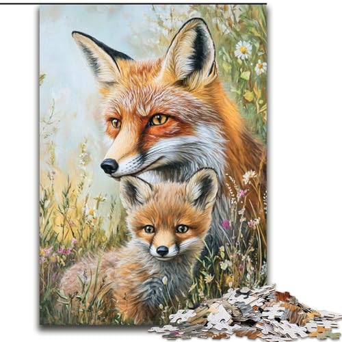 Puzzle 1000 Teile für Erwachsene, Lavendelfuchs, Holzpuzzle 50x75cm, für Reiseliebhaber und Paare, anspruchsvolles Spielzeug Puzzle 1000 Teile für Erwachsene, Lavendelfuchs, Holzpuzzle 50x75cm, für Reiseliebhaber und Paare, anspruchsvolles Spielzeug von ZKYUBEK