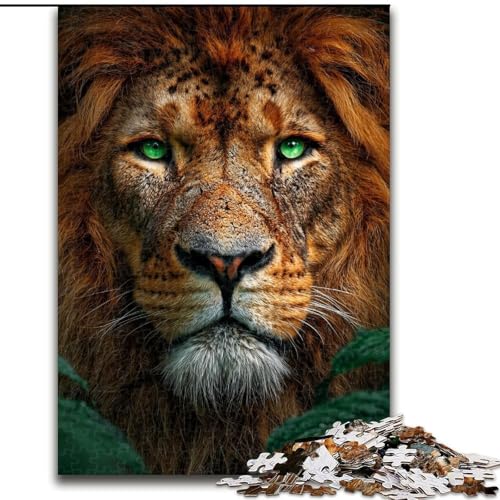 Puzzle 1000 Teile für Erwachsene, Löwe, Holzpuzzle, 50x75cm, perfekt für Halloween, Weihnachten, Geburtstagsgeschenk Puzzle 1000 Teile für Erwachsene, Löwe, Holzpuzzle, 50x75cm, perfekt für Halloween, Weihnachten, Geburtstagsgeschenk von ZKYUBEK