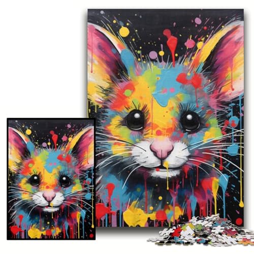 Puzzle 1000 Teile für Erwachsene, Maus, anspruchsvolle Puzzles, 26x38cm, perfekt für Teenager und zur Heimdekoration Puzzle 1000 Teile für Erwachsene, Maus, anspruchsvolle Puzzles, 26x38cm, perfekt für Teenager und zur Heimdekoration von ZKYUBEK