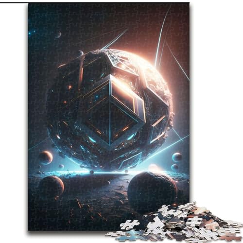 Puzzle 1000 Teile für Erwachsene, Mechaniker, Außerirdischer Planet, Holzpuzzle, Größe 50x75cm, für Reiseliebhaber und Paare, anspruchsvolles Spielzeug von ZKYUBEK
