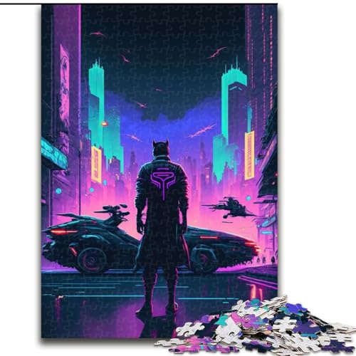 Puzzle 1000 Teile für Erwachsene, Neon City-Puzzle aus Karton, Größe 26x38cm, für Reiseliebhaber und Paare, anspruchsvolles Spielzeug von ZKYUBEK