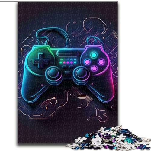 Puzzle 1000 Teile für Erwachsene, Neon-Spiel, Puzzles für Erwachsene, Größe 50x75cm, für Feiertage, Geburtstage und Spieleabende mit der Familie von ZKYUBEK