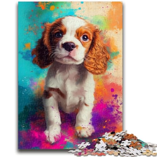 Puzzle 1000 Teile für Erwachsene, Ölgemälde mit Welpen, anspruchsvolles Spiel, Spielzeug, Wanddekoration, einzigartige Geburtstags, 26x38cm Puzzle 1000 Teile für Erwachsene, Ölgemälde mit Welpen, anspruchsvolles Spiel, Spielzeug, Wanddekoration, einzigartige Geburtstags, 26x38cm von ZKYUBEK