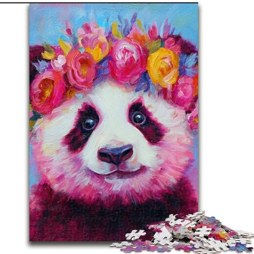 Puzzle 1000 Teile für Erwachsene, Panda-Malerei, Holzpuzzle, 26x38cm, perfekt für Halloween, Weihnachten, Geburtstagsgeschenk Puzzle 1000 Teile für Erwachsene, Panda-Malerei, Holzpuzzle, 26x38cm, perfekt für Halloween, Weihnachten, Geburtstagsgeschenk von ZKYUBEK