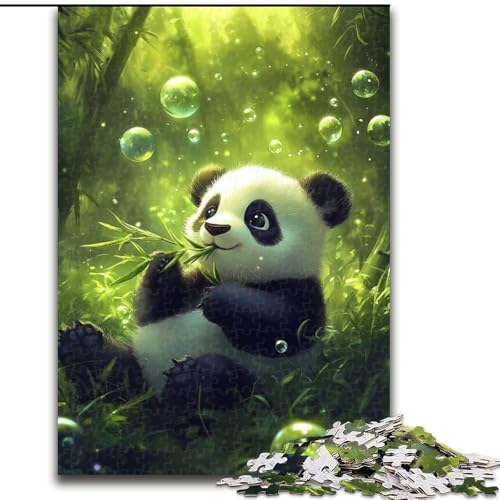 Puzzle 1000 Teile für Erwachsene, Panda-Puzzle, 26x38cm, anspruchsvolles Denkspiel für Teenager, unterhaltsames interaktives Spiel für die ganze Familie von ZKYUBEK