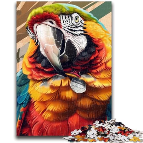 Puzzle 1000 Teile für Erwachsene, Papagei, Stressabbau mit vollständig ineinandergreifenden, zufällig geformten Teilen für Kinder ab 14 Jahren, 26x38cm Puzzle 1000 Teile für Erwachsene, Papagei, Stressabbau mit vollständig ineinandergreifenden, zufällig geformten Teilen für Kinder ab 14 Jahren, 26x38cm von ZKYUBEK