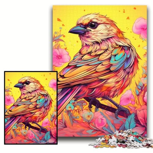 Puzzle 1000 Teile für Erwachsene, Pink Sparrow, Puzzles für Erwachsene, 50x75cm, perfekt für Familienspaß an Weihnachten, Thanksgiving, Geburtstagen und Ostern Puzzle 1000 Teile für Erwachsene, Pink Sparrow, Puzzles für Erwachsene, 50x75cm, perfekt für Familienspaß an Weihnachten, Thanksgiving, Geburtstagen und Ostern von ZKYUBEK