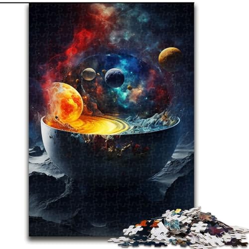 Puzzle 1000 Teile für Erwachsene, Primordial Universe Soup, Holzpuzzle, Größe 50x75cm, für Reiseliebhaber und Paare, anspruchsvolles Spielzeug von ZKYUBEK