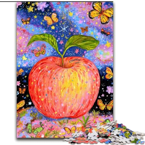 Puzzle 1000 Teile für Erwachsene, Roter Apfel, Holzpuzzle 50x75cm, für Reiseliebhaber und Paare, anspruchsvolles Spielzeug Puzzle 1000 Teile für Erwachsene, Roter Apfel, Holzpuzzle 50x75cm, für Reiseliebhaber und Paare, anspruchsvolles Spielzeug von ZKYUBEK