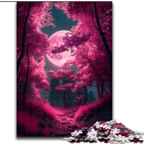 Puzzle 1000 Teile für Erwachsene, Sakura Moon, Kartonpuzzle, Größe 26x38cm, für Reiseliebhaber und Paare, anspruchsvolles Spielzeug Puzzle 1000 Teile für Erwachsene, Sakura Moon, Kartonpuzzle, Größe 26x38cm, für Reiseliebhaber und Paare, anspruchsvolles Spielzeug von ZKYUBEK