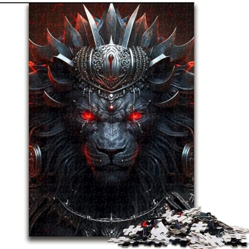 Puzzle 1000 Teile für Erwachsene, Schwarzer Löwe, Holzpuzzle für Erwachsene, Größe 50x75cm, anspruchsvolles Denkspiel für Teenager, Spaß für den Spieleabend mit der Familie Puzzle 1000 Teile für Erwachsene, Schwarzer Löwe, Holzpuzzle für Erwachsene, Größe 50x75cm, anspruchsvolles Denkspiel für Teenager, Spaß für den Spieleabend mit der Familie von ZKYUBEK