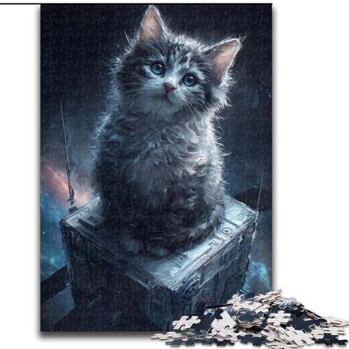Puzzle 1000 Teile für Erwachsene, Schwarzes Kätzchen, Holzpuzzle, 26x38cm, perfekt für Halloween, Weihnachten, Geburtstagsgeschenk Puzzle 1000 Teile für Erwachsene, Schwarzes Kätzchen, Holzpuzzle, 26x38cm, perfekt für Halloween, Weihnachten, Geburtstagsgeschenk von ZKYUBEK
