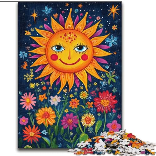 Puzzle 1000 Teile für Erwachsene, Sonnenblumenkunst, Holzpuzzle, 50x75cm, perfekt für Halloween, Weihnachten, Geburtstagsgeschenk Puzzle 1000 Teile für Erwachsene, Sonnenblumenkunst, Holzpuzzle, 50x75cm, perfekt für Halloween, Weihnachten, Geburtstagsgeschenk von ZKYUBEK