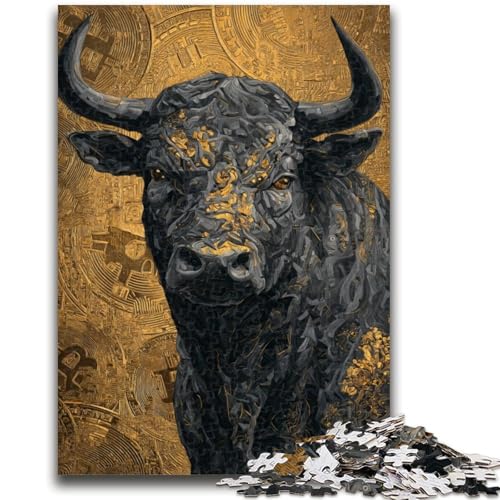 Puzzle 1000 Teile für Erwachsene, Stiermalerei, Spielzeug, Lernspiele, Stressabbau, Stärkung der Liebe zwischen Paaren, 50x75cm Puzzle 1000 Teile für Erwachsene, Stiermalerei, Spielzeug, Lernspiele, Stressabbau, Stärkung der Liebe zwischen Paaren, 50x75cm von ZKYUBEK