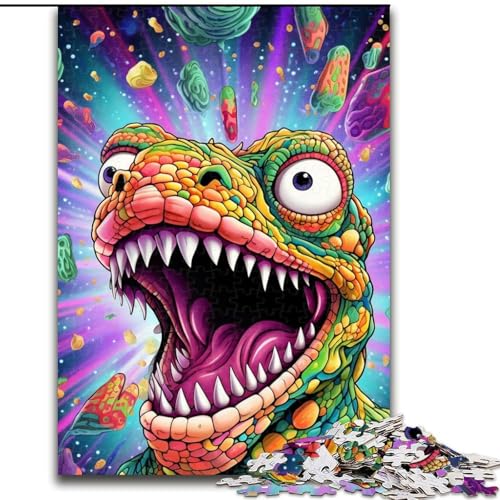 Puzzle 1000 Teile für Erwachsene, Tier-Nilkrokodile, Kartonpuzzle, Größe 26x38cm, anspruchsvolles Denkspiel – entspannendes Spielzeug für Teenager von ZKYUBEK