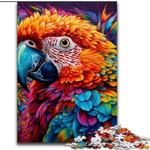 Puzzle 1000 Teile für Erwachsene, Tiere, Vögel, Papageien, Holzpuzzle, Größe 50x75cm, anspruchsvolles Denkspiel – entspannendes Spielzeug für Teenager Puzzle 1000 Teile für Erwachsene, Tiere, Vögel, Papageien, Holzpuzzle, Größe 50x75cm, anspruchsvolles Denkspiel – entspannendes Spielzeug für Teenager von ZKYUBEK