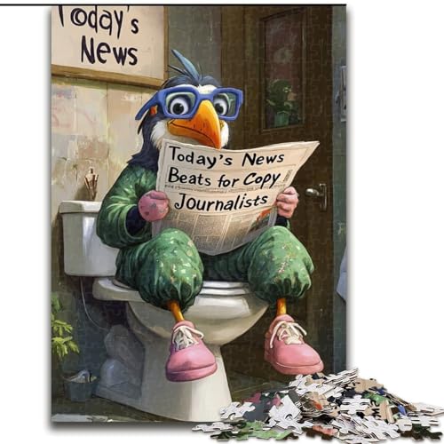 Puzzle 1000 Teile für Erwachsene, Toucan Go Toilet, Puzzle für Erwachsene, Größe 50x75cm, entspannende Unterhaltung, Heimdekoration Puzzle 1000 Teile für Erwachsene, Toucan Go Toilet, Puzzle für Erwachsene, Größe 50x75cm, entspannende Unterhaltung, Heimdekoration von ZKYUBEK