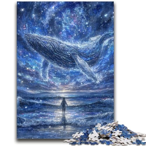 Puzzle 1000 Teile für Erwachsene, Weltraumwal, Familienunterhaltungsspielzeug, ganze Familie, für Kinder ab 14 Jahren, 26x38cm Puzzle 1000 Teile für Erwachsene, Weltraumwal, Familienunterhaltungsspielzeug, ganze Familie, für Kinder ab 14 Jahren, 26x38cm von ZKYUBEK