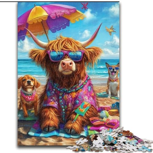 Puzzle 1000 Teile für Erwachsene, Yak-Holzpuzzle, 26x38cm, perfekt für Halloween, Weihnachten, Geburtstagsgeschenk Puzzle 1000 Teile für Erwachsene, Yak-Holzpuzzle, 26x38cm, perfekt für Halloween, Weihnachten, Geburtstagsgeschenk von ZKYUBEK