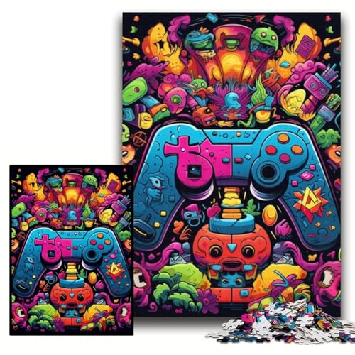 Puzzle 1000 Teile für Erwachsene, buntes Spiel, unmögliche Puzzles für Erwachsene, 26x38cm, Teenager, Paare und Freunde zum Geburtstag, zu Weihnachten Puzzle 1000 Teile für Erwachsene, buntes Spiel, unmögliche Puzzles für Erwachsene, 26x38cm, Teenager, Paare und Freunde zum Geburtstag, zu Weihnachten von ZKYUBEK