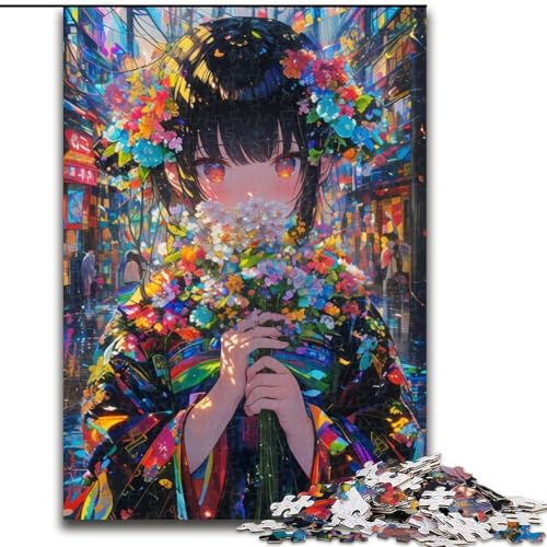 Puzzle 1000 Teile für Erwachsene, japanische Anime-Mädchen-Puzzles für Erwachsene, 50x75cm, für Feiertage, Geburtstage und Familienspieleabende Puzzle 1000 Teile für Erwachsene, japanische Anime-Mädchen-Puzzles für Erwachsene, 50x75cm, für Feiertage, Geburtstage und Familienspieleabende von ZKYUBEK