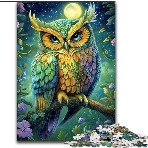 Puzzle 1000 Teile für Erwachsene „Eule im Baum“ aus Holz, 26x38cm, Denksportspiel für Teenager Puzzle 1000 Teile für Erwachsene „Eule im Baum“ aus Holz, 26x38cm, Denksportspiel für Teenager von ZKYUBEK