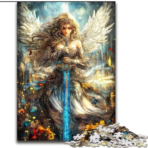 Puzzle 1000 Teile für Erwachsene Anime-Mädchen Holzpuzzle 50X75CM Denksportaufgabe Spiel für Teenager und Familieninteraktion von ZKYUBEK