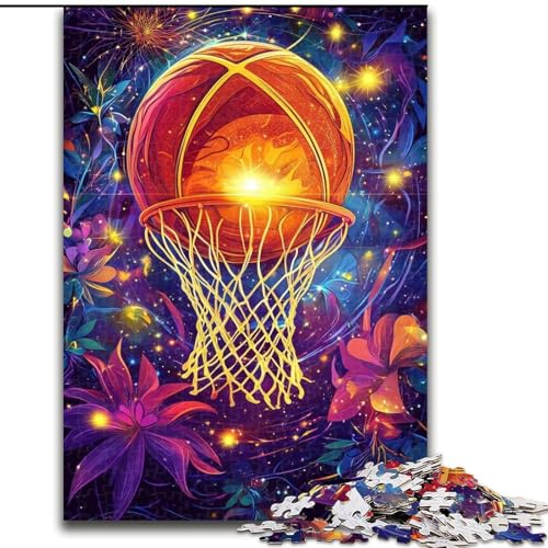 Puzzle 1000 Teile für Erwachsene Basketball-Sport-Puzzle 26x38cm Interaktives Familienspiel, Gehirn-Herausforderung, Lernspielzeug Puzzle 1000 Teile für Erwachsene Basketball-Sport-Puzzle 26x38cm Interaktives Familienspiel, Gehirn-Herausforderung, Lernspielzeug von ZKYUBEK