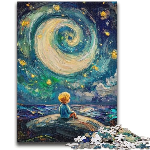 Puzzle 1000 Teile für Erwachsene Der kleine Prinz des Nachthimmels, Spielzeug, Lernspiele, Stressabbau, Stärkung der Liebe zwischen Paaren, 50x75cm Puzzle 1000 Teile für Erwachsene Der kleine Prinz des Nachthimmels, Spielzeug, Lernspiele, Stressabbau, Stärkung der Liebe zwischen Paaren, 50x75cm von ZKYUBEK