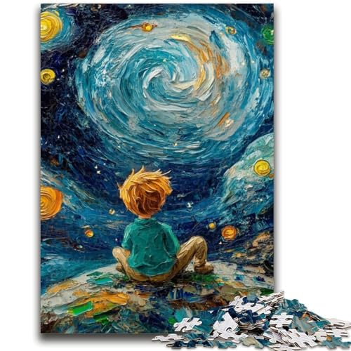 Puzzle 1000 Teile für Erwachsene Der kleine Prinz des Nachthimmels, hilft dem Gehirn, süchtig machendes Spielzeug zu trainieren, um Geduld zu fördern, perfekte Dekoration, 50x75cm Puzzle 1000 Teile für Erwachsene Der kleine Prinz des Nachthimmels, hilft dem Gehirn, süchtig machendes Spielzeug zu trainieren, um Geduld zu fördern, perfekte Dekoration, 50x75cm von ZKYUBEK