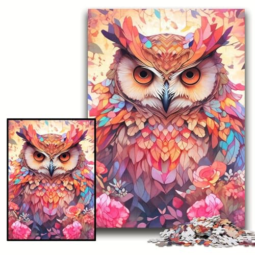 Puzzle 1000 Teile für Erwachsene Eulenpuzzle für Erwachsene 50x75cm Weihnachten, Halloween, Ostern, Neujahr Puzzle 1000 Teile für Erwachsene Eulenpuzzle für Erwachsene 50x75cm Weihnachten, Halloween, Ostern, Neujahr von ZKYUBEK